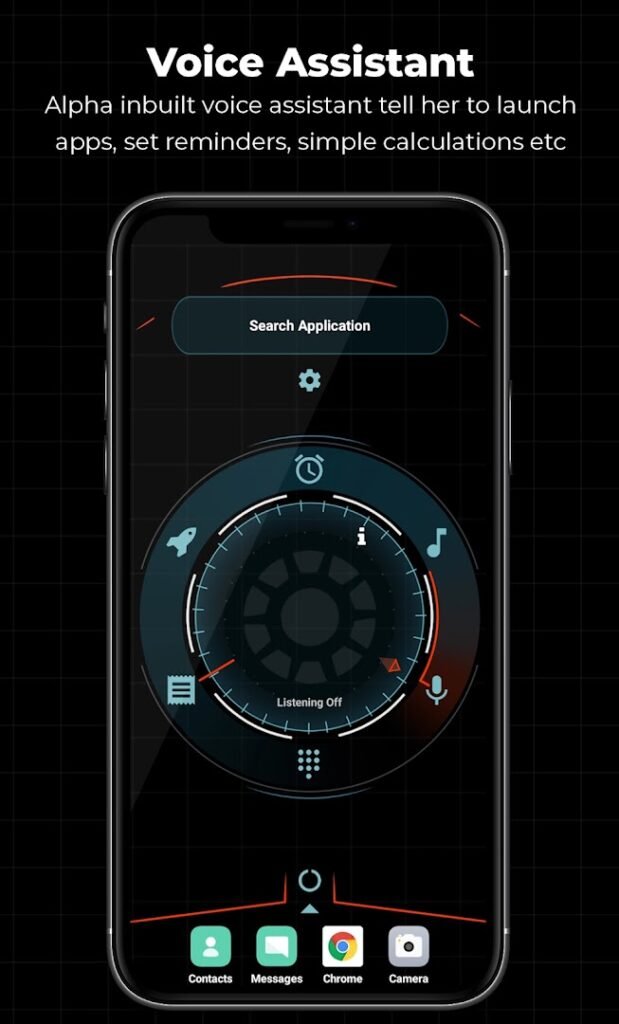 Alpha Hybrid Launcher 4D theme screenshot
