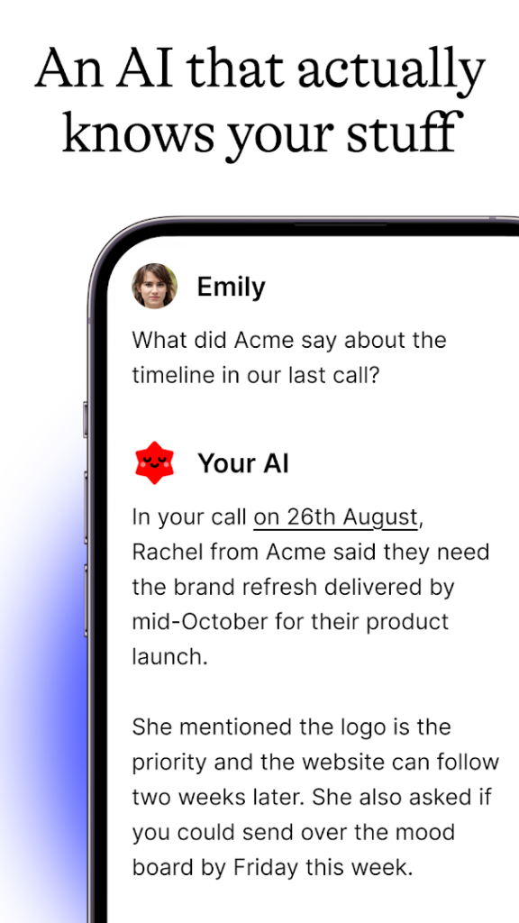 Fabric: your second brain screenshot