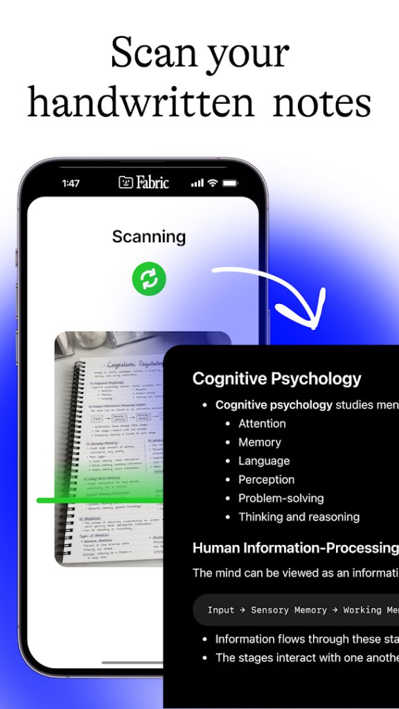 Fabric: your second brain screenshot