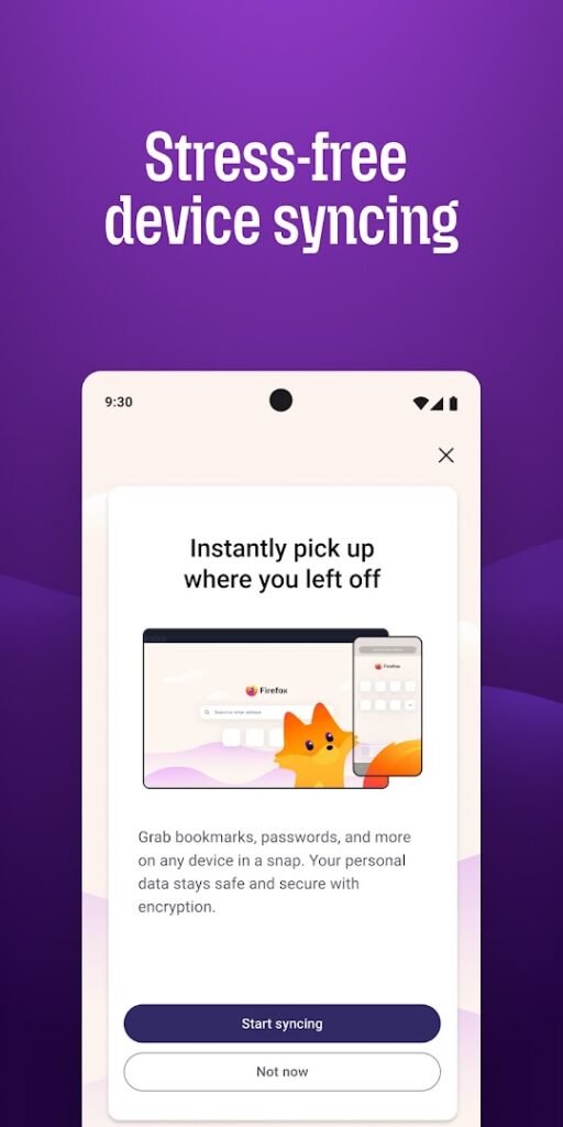 Firefox Fast & Private Browser screenshot