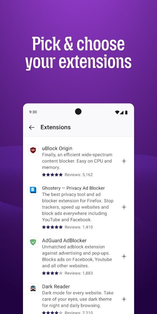 Firefox Fast & Private Browser screenshot