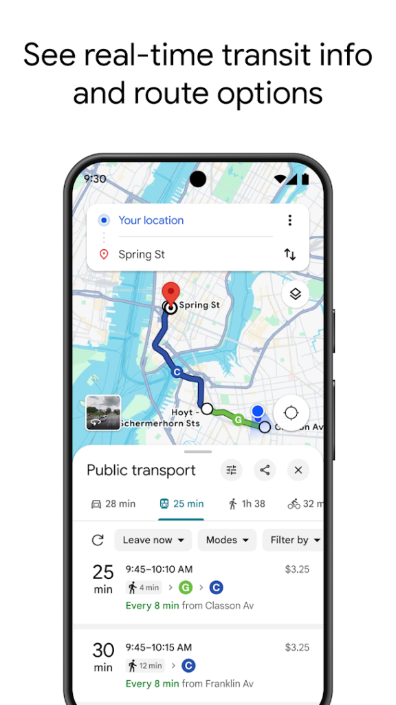 Google Maps screenshot