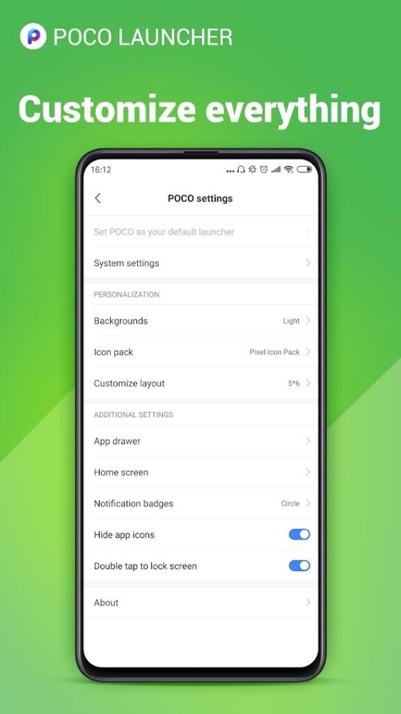 POCO Launcher 2.0 – Customize, screenshot