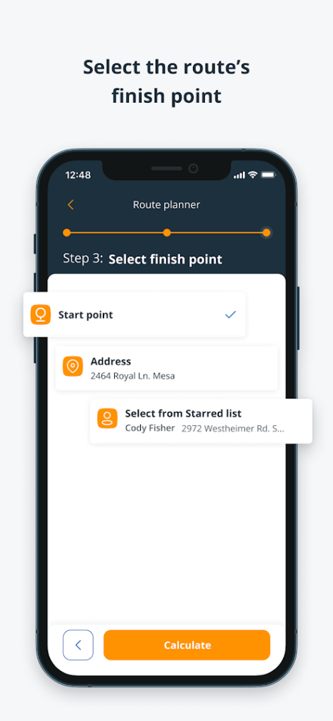 Route Planner – On The Road screenshot