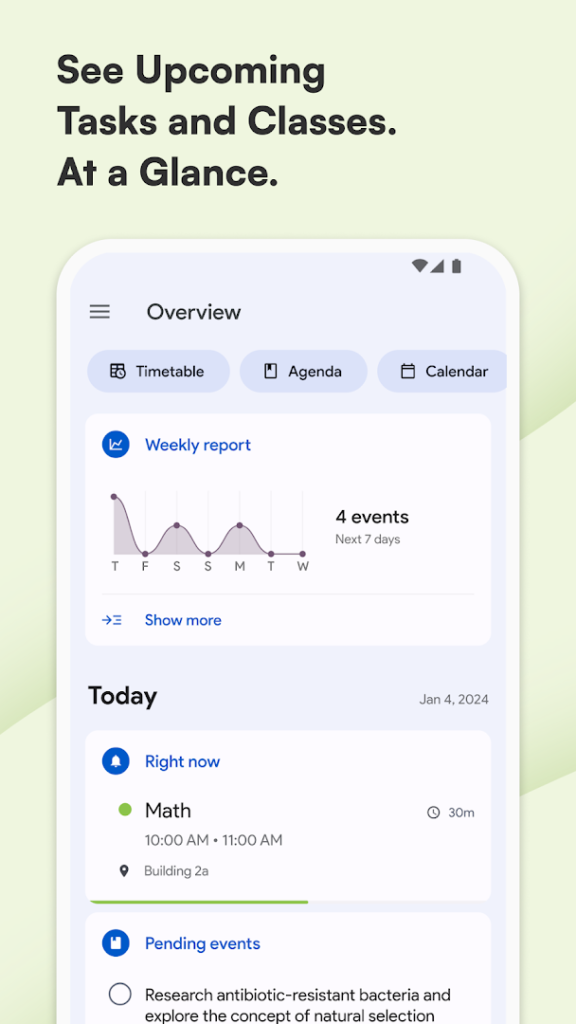 School Planner screenshot