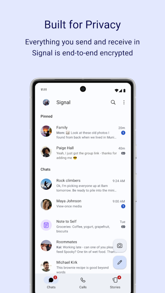 Signal Private Messenger screenshot