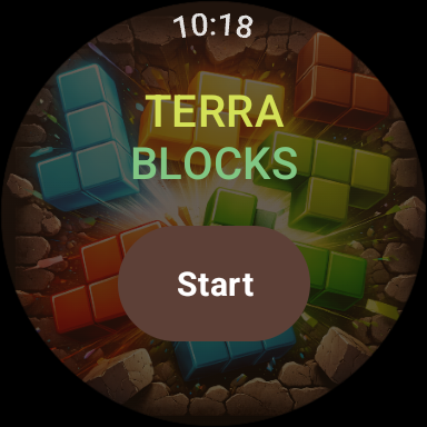 TerraBlocks: Wear OS Puzzle screenshot