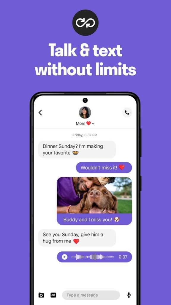 TextNow: Call + Text Unlimited screenshot