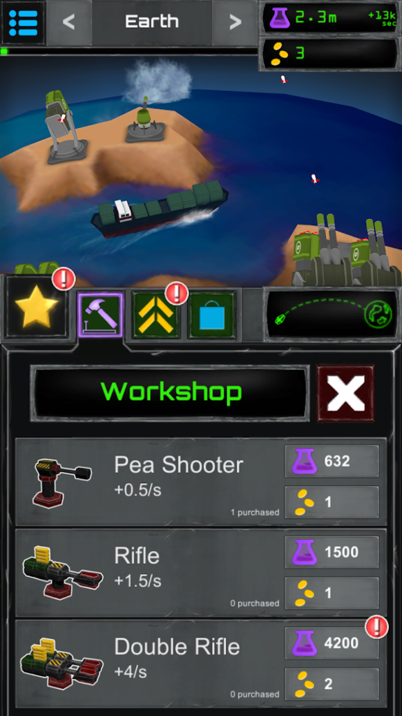 Turret Fusion Idle Clicker screenshot