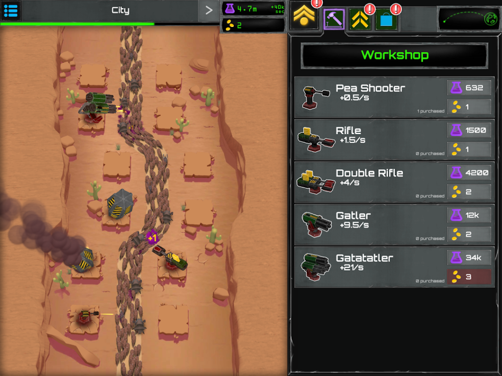 Turret Fusion Idle Clicker screenshot