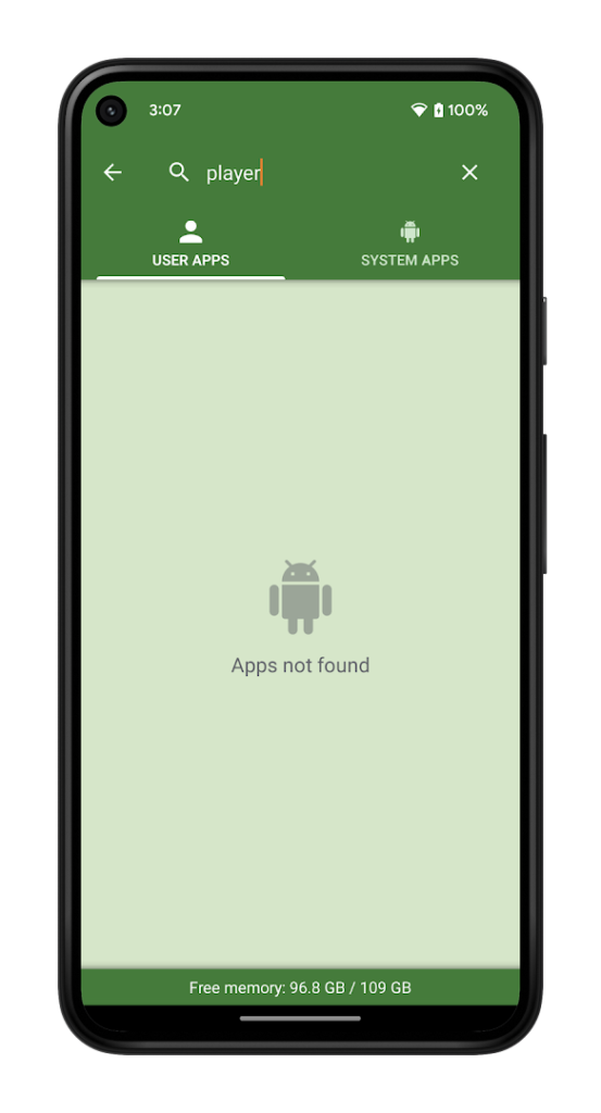 Uninstaller screenshot