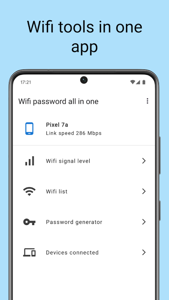 Wifi password all in one screenshot