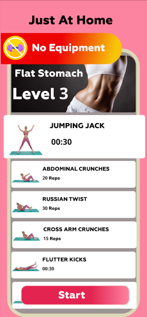 Women Workout: Lose Belly Fat screenshot