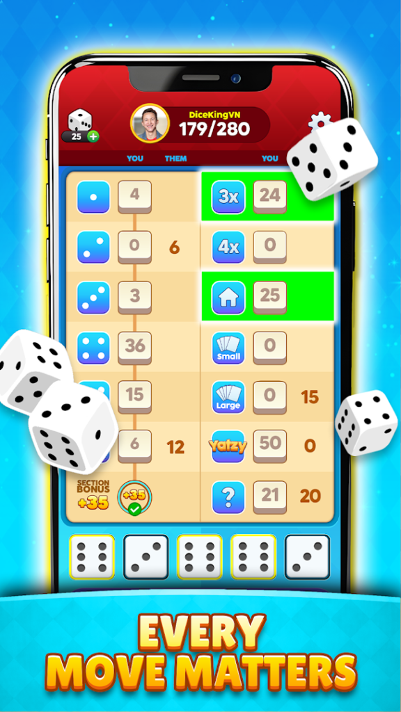 Yatzy King – 3D Dice Game screenshot