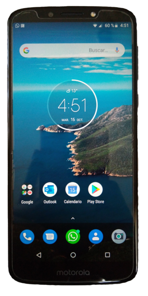 Motorola Moto E5 Plus running Android 8.0 Oreo