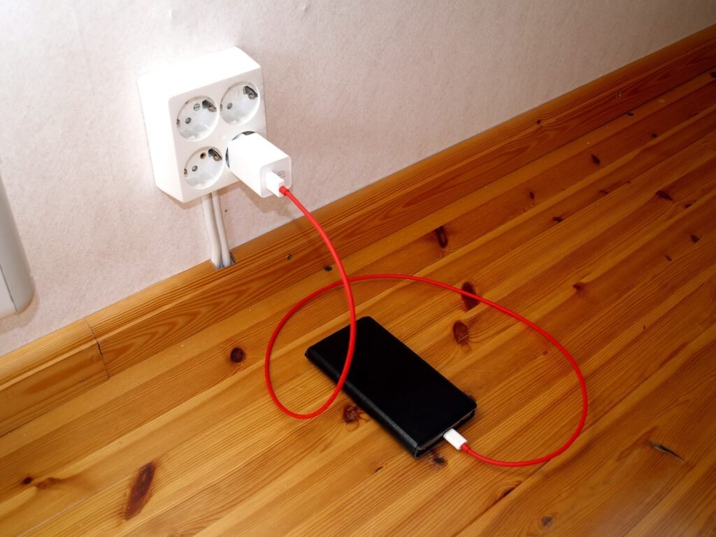 OnePlus 3 smartphone charging