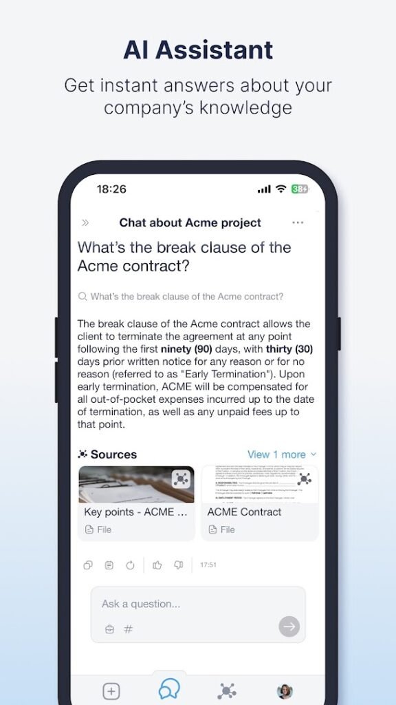 myReach – AI Assistant screenshot