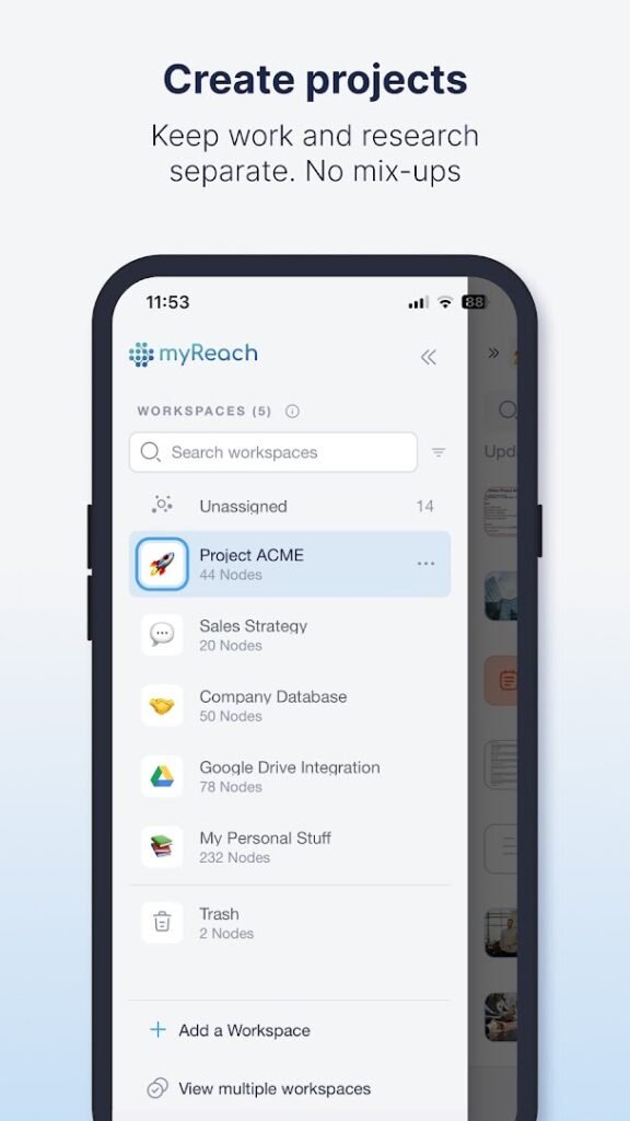 myReach – AI Assistant screenshot