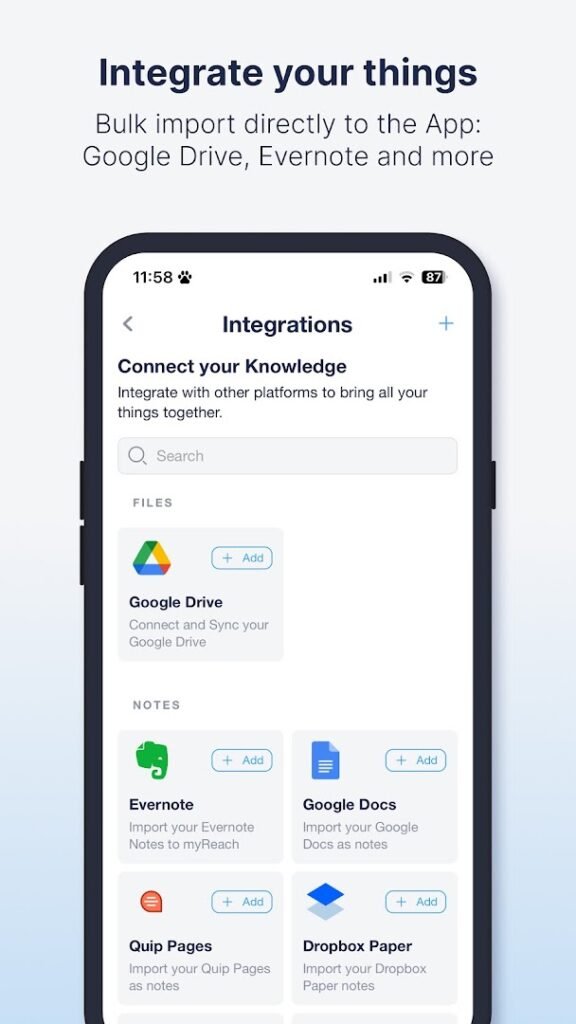 myReach – AI Assistant screenshot